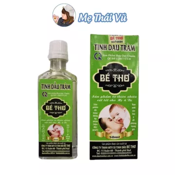 Tinh dầu tràm Huế nguyên chất Bé Thơ 50ml cho bé MẸ THÁI VŨ