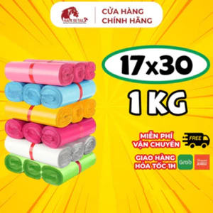 1Kg Size 17x30 Màng PE Gói Hàng, Túi Gói Hàng Niêm Phong Đóng Hàng Cực Kỳ Cuốn Hút Hapii Retail