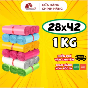 1Kg 28x42 - Màng PE Gói Hàng Túi Gói Hàng Niêm Phong Tự Dính Đóng Hàng Quần Áo HAPII RETAIL