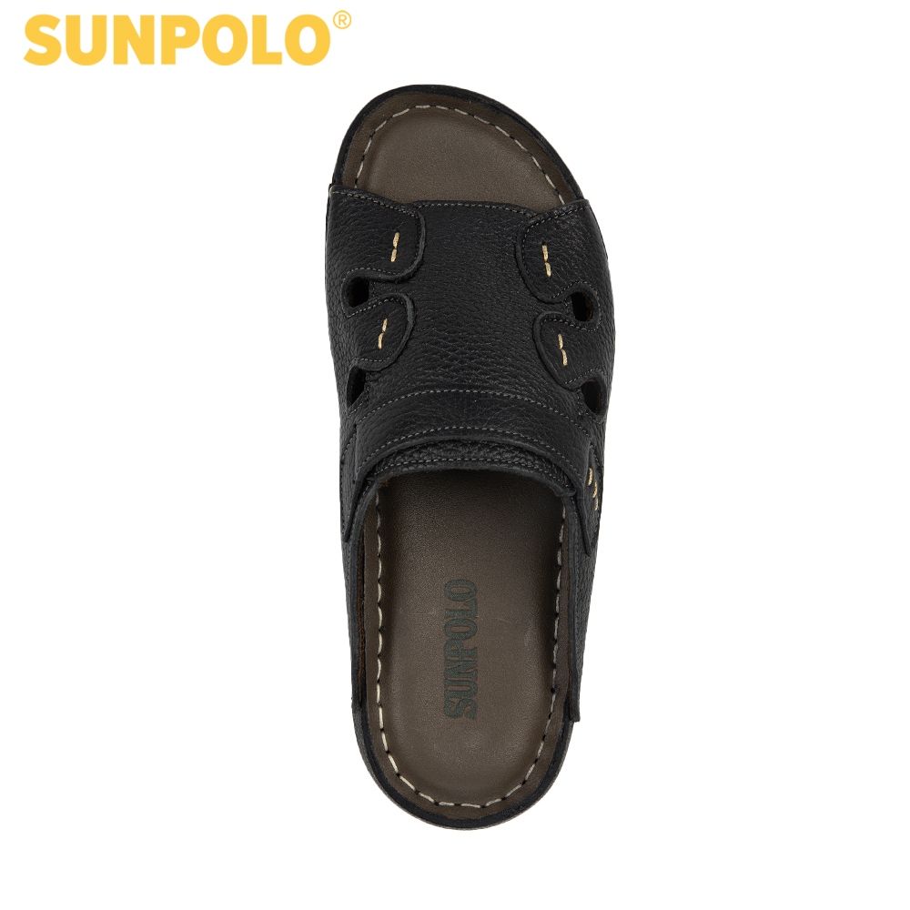 Ảnh Dép nam quai ngang da bò SUNPOLO DQN018 3