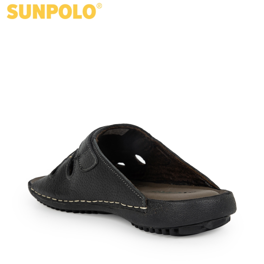 Ảnh Dép nam quai ngang da bò SUNPOLO DQN018 2