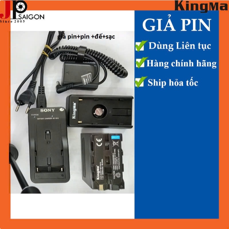 Bộ Giả Pin/ Pin ảo Dummy Battery Sony DR-EN-EL15 và Đế pin Kingma BM ...