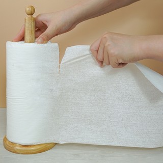 Cuộn khăn giấy lau bếp trắng KRCLEAN 50 tờ 20x25cm - Khăn lau đa năng, siêu thấm hút, lau mọi bề mặt tiện lợi