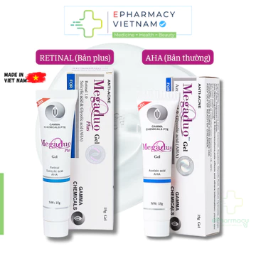 Megaduo Gel Giảm Mụn, Giảm Thâm, Dưỡng Da - Megaduo Azelaic acid & Glycolic acid (AHA) Gel 15g