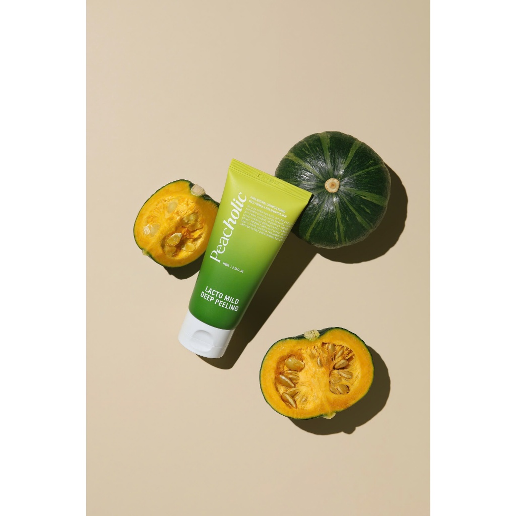 M40_Tẩy Da Chết Từ Lợi Khuẩn Lên Men Bí Đỏ Peacholic 100ml Dành cho da mặt
