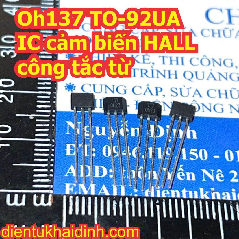 5 con OH137 TO-92UA IC cảm biến HALL công tắc từ kde0968 | Shopee Việt Nam