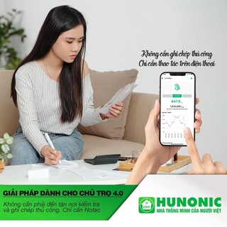 Aptomat Hunonic Notec, Aptomat Theo Dõi Tiền Điện Hàng Tháng, Điều Khiển Từ Xa Qua Điện Thoại