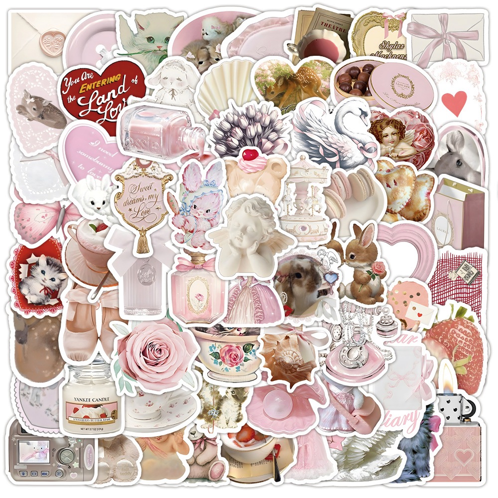 Cá Chép - Bộ 50 sticker hình dán trang trí - Phong cách Coquette ...