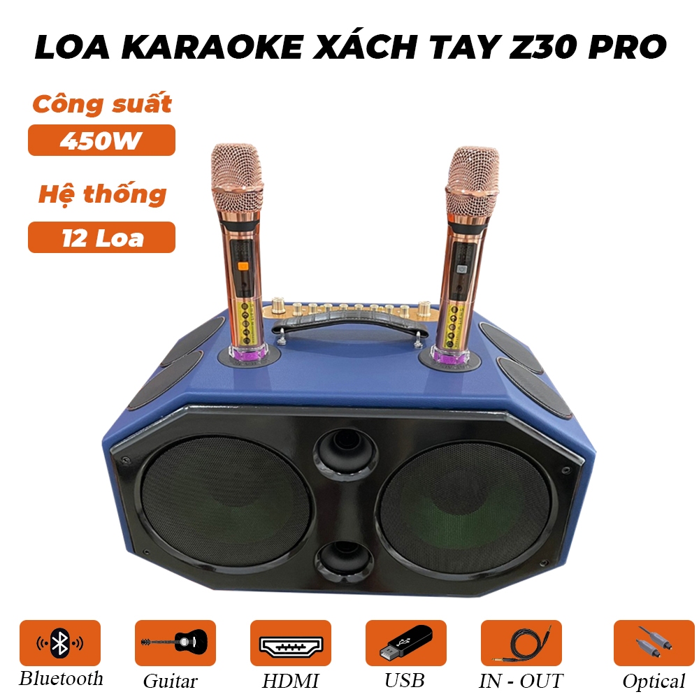 Loa Karaoke Xách Tay Z20 PRO 12 Đường Tiếng Siêu Trầm, Công Suất ...