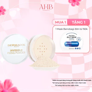 Phấn bột Dermacol Invisible Fixing Powder