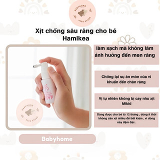Xịt chống sâu răng Hamikea 30ml xịt chống sâu răng cho bé