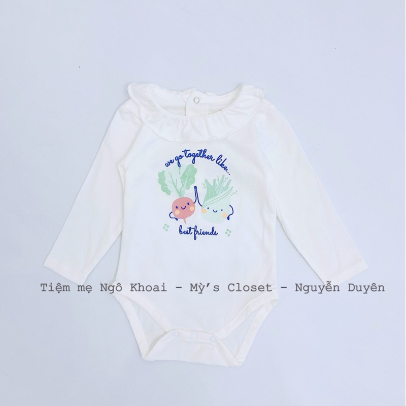 [MD66]❤️12/18-18/24M-2/3Y❤️YAMPY, ZY, CASTRO❤️bodychip/áo liền thân dài tay cho bé yêu NGÔ KHOAI MỲ