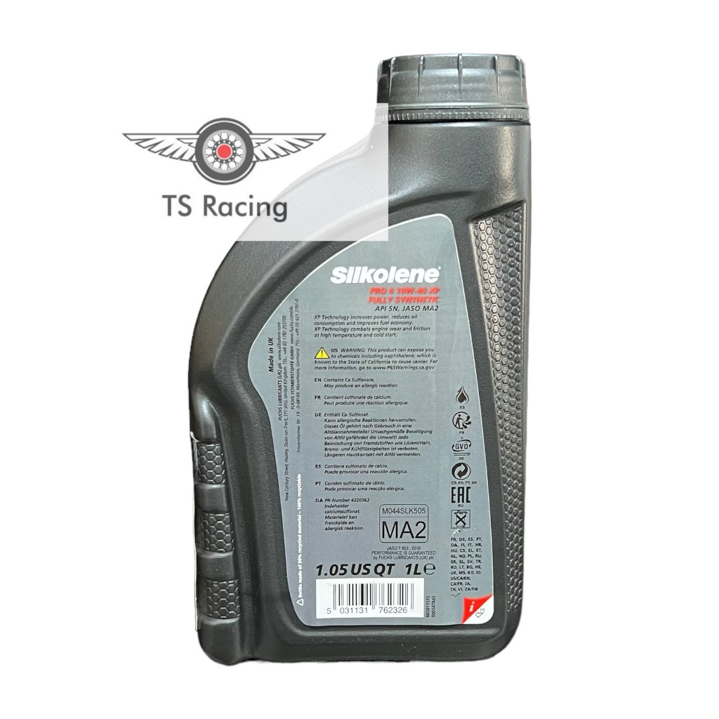 Nhớt fuchs silkolene pro 4 xp 10w40 Tổng Hợp 100% 1L - xe số xe côn