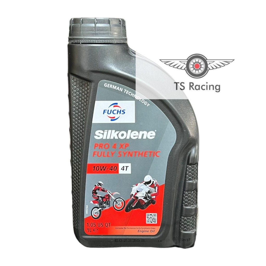 Nhớt fuchs silkolene pro 4 xp 10w40 Tổng Hợp 100% 1L - xe số xe côn