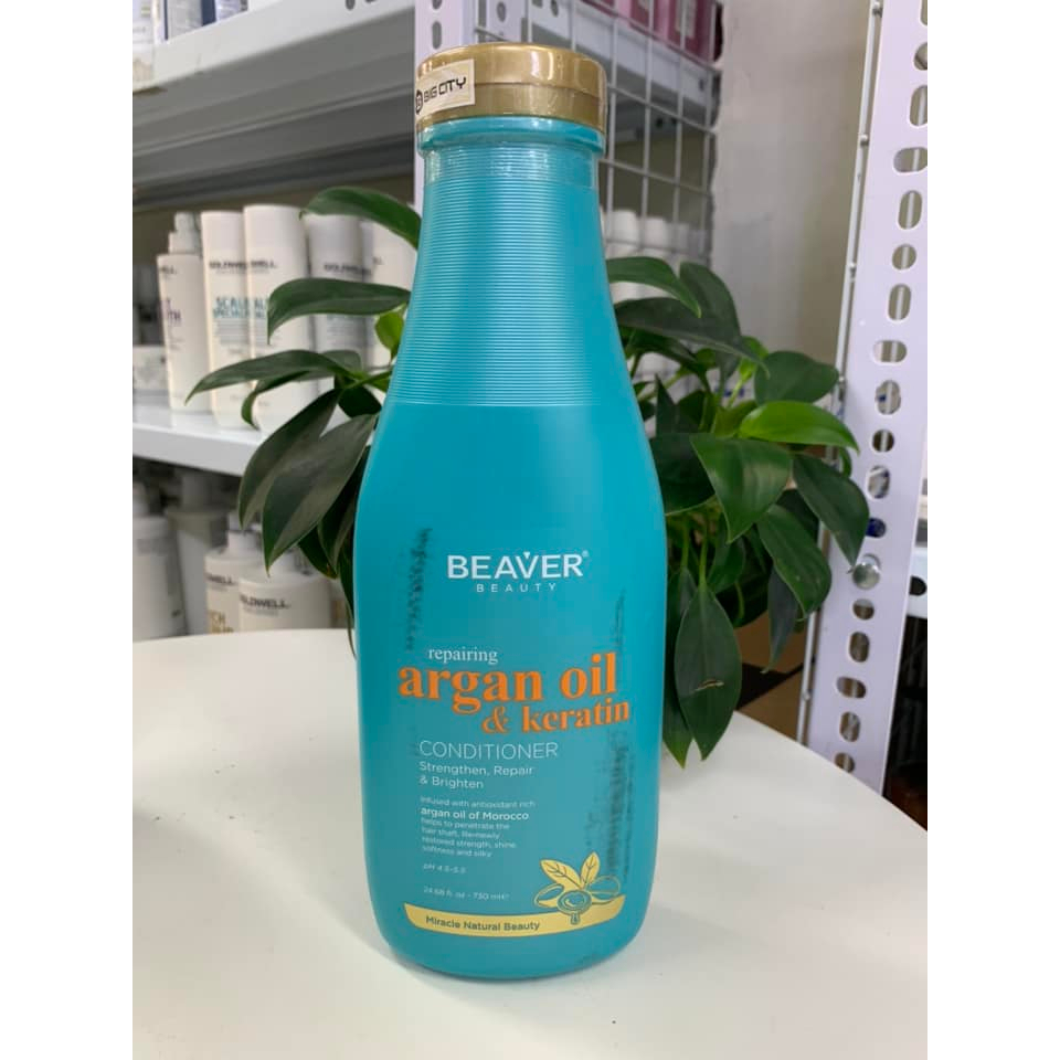DẦU GỘI XẢ BEAVER ARGAN 730ML | Shopee Việt Nam