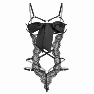 BODYSUIT HỞ TRƯỚC THẮT NƠ BIG SIZE