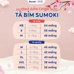 [MUA 3 TẶNG XE CHÒI CHÂN] Tã/Bỉm Quần Dán SUMOKI Mỏng 1.9mm, Mềm Mịn, Thấm Hút x8 | Tặng Xe Chòi Gấu Bear & Heo Hồng — ảnh 8