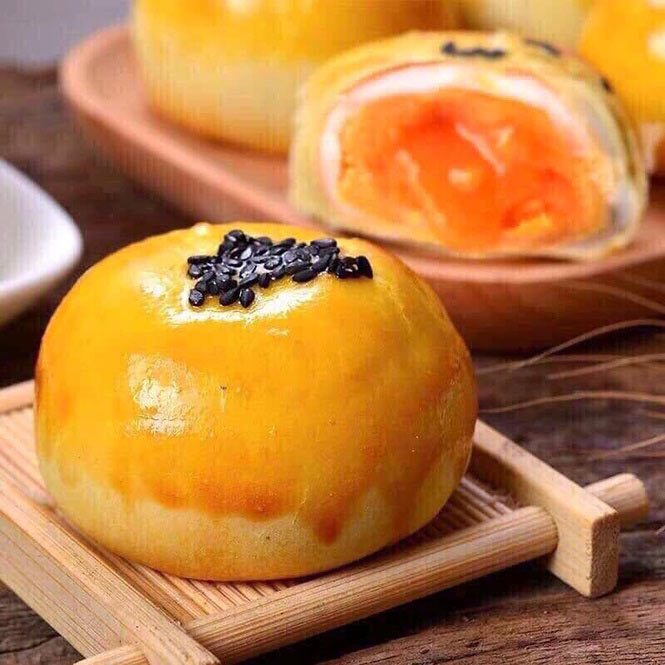 [Thùng 2.5KG] Bánh Ngàn Lớp Trứng Chảy Hộp Vàng Nhãn Hiệu Aidebao Ăn Vặt Nội Địa Trung