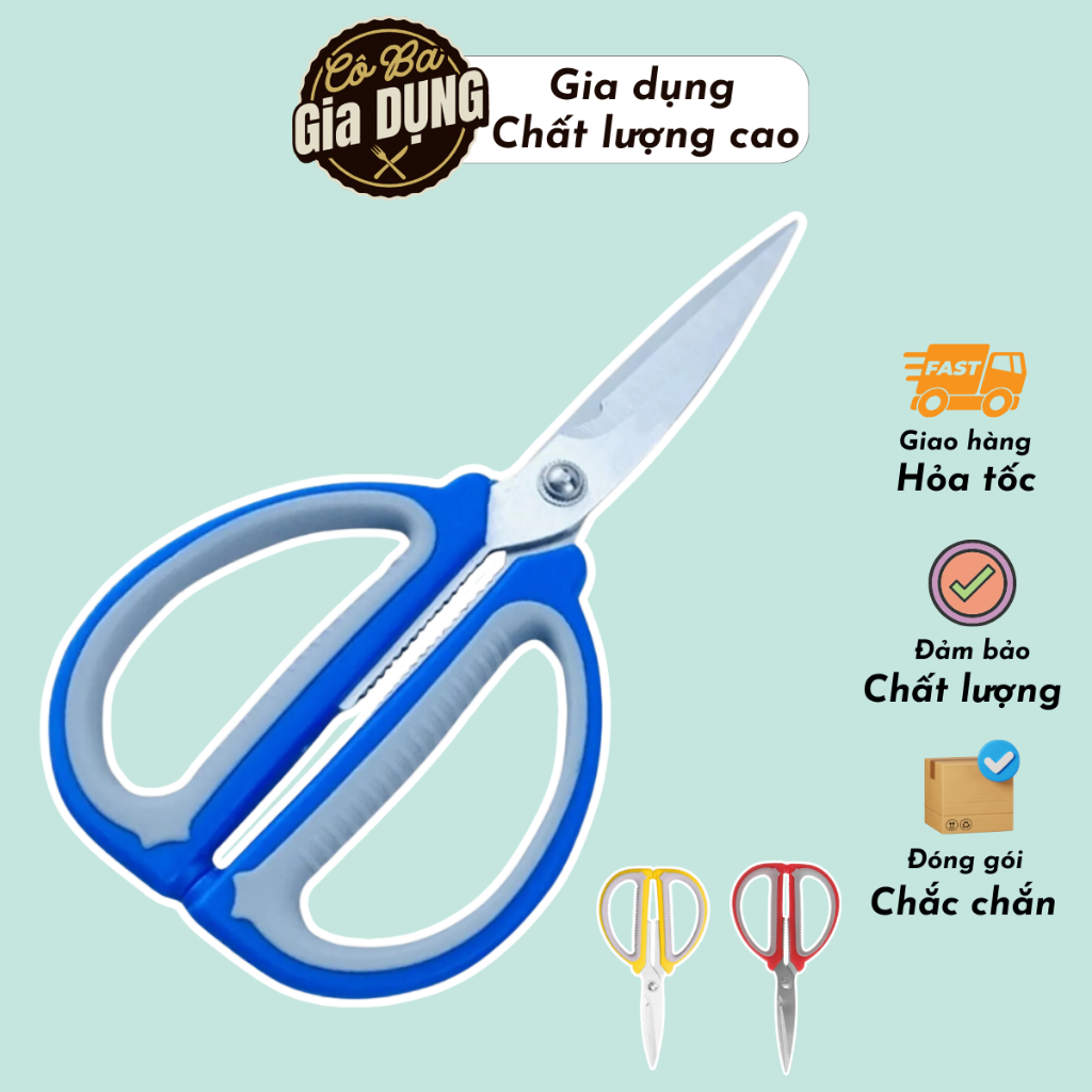 Kéo Inox tay cầm nhựa | Shopee Việt Nam