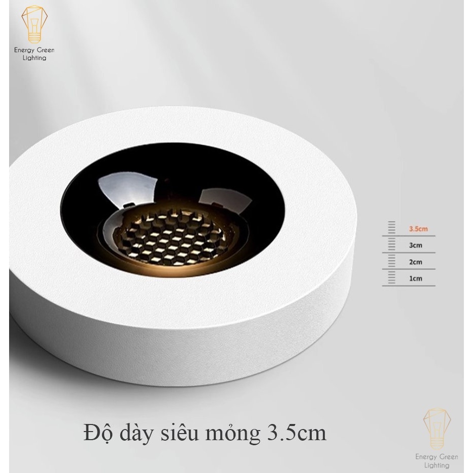 Ảnh Đèn LED Lắp Nổi Ống Bơ Energy Green Lighting - Chiếu Rọi Điểm Soi Trang Trí Phòng Khách 1