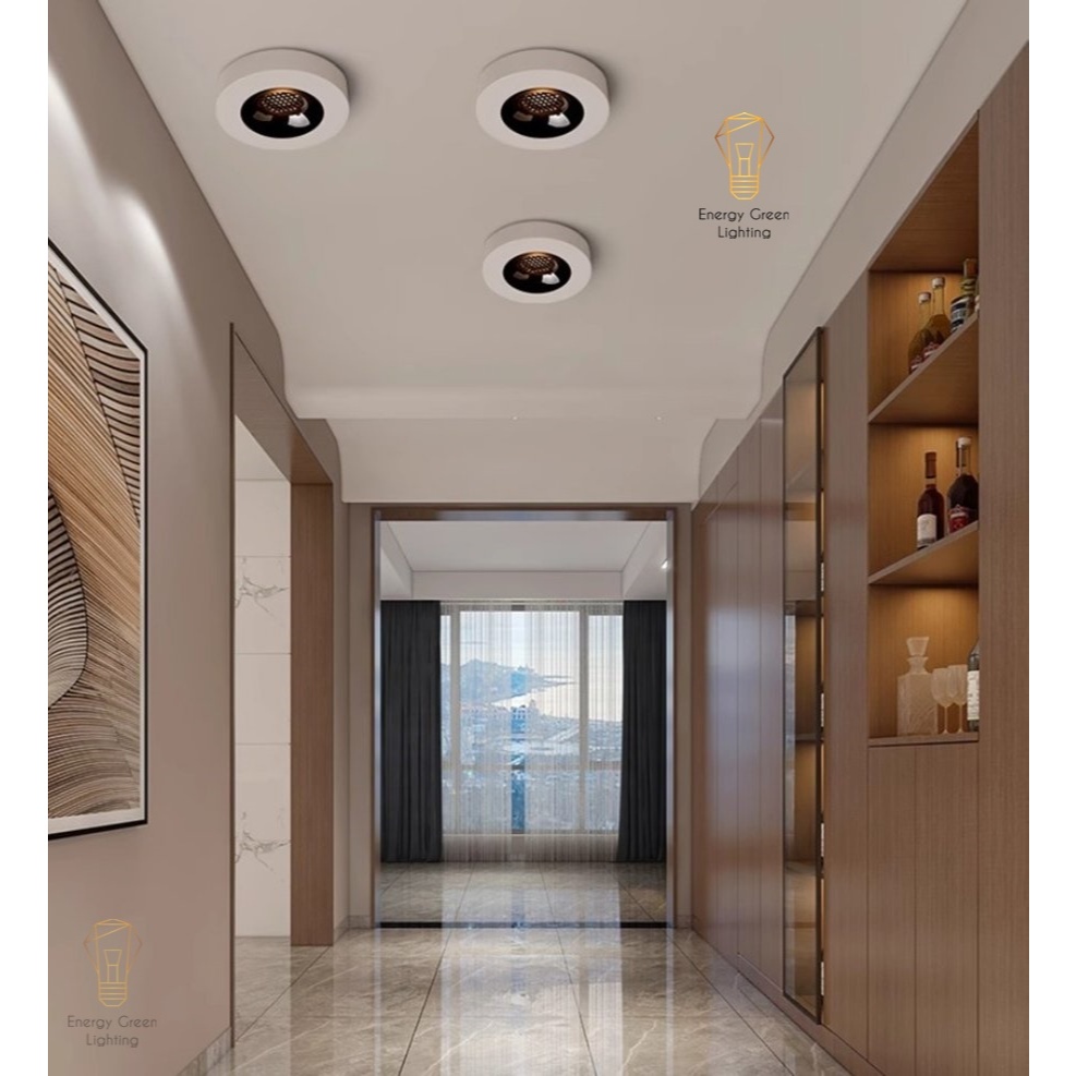 Ảnh Đèn LED Lắp Nổi Ống Bơ Energy Green Lighting - Chiếu Rọi Điểm Soi Trang Trí Phòng Khách 4