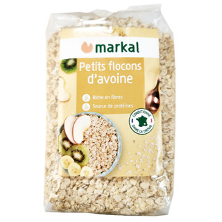 Yến mạch cán mỏng hữu cơ Markal 500g, sản phẩm dinh dưỡng tuyệt vời cho sức khỏe!