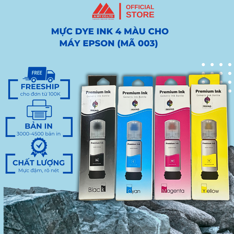 Mực Máy In Epson Mực In Màu Dye Ink Dùng Cho Máy In Phun Màu Epson 4 ...