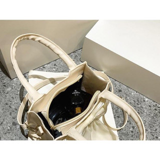 Túi xách nữ Mini 2 Quai Đính Nơ túi đeo vai da PU gắn nơ vải kiểu dáng đơn giản thời trang cho nữ TDC240