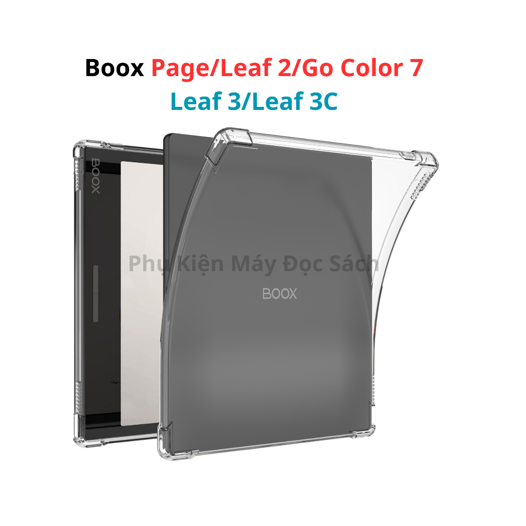 Ốp Lưng Silicone Boox Page/Go Color 7/Leaf 2/Leaf 3/Leaf 3C, Máy Đọc ...