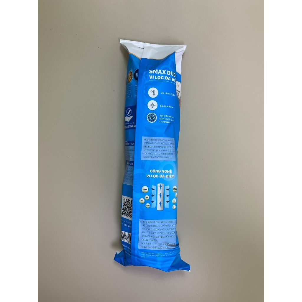 Lõi Lọc Smax Duo 3 Post Carbon Karofi - CTO Lưới Than Hoạt Tính Lắp Ở Vị Trí Số 2 Hoặc 3 Tùy Model Cho Máy Lọc RO