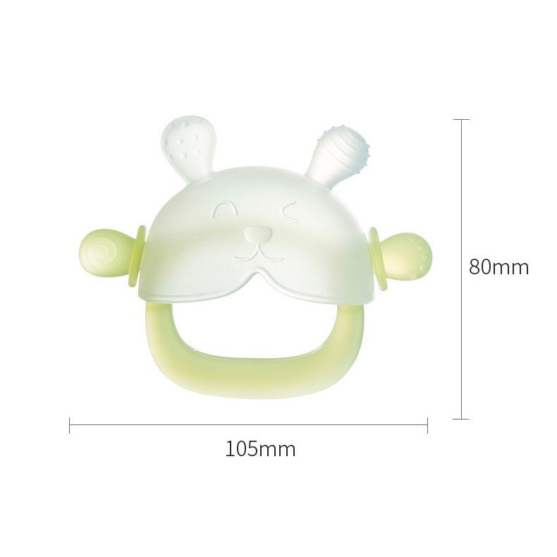 Ảnh Gặm Nướu Cho Bé Xỏ Tay Hình Gấu KidAndMom Đồ Chơi Gặm Nướu Silicone Siêu Mềm An Toàn Cho Bé Sơ Sinh 4