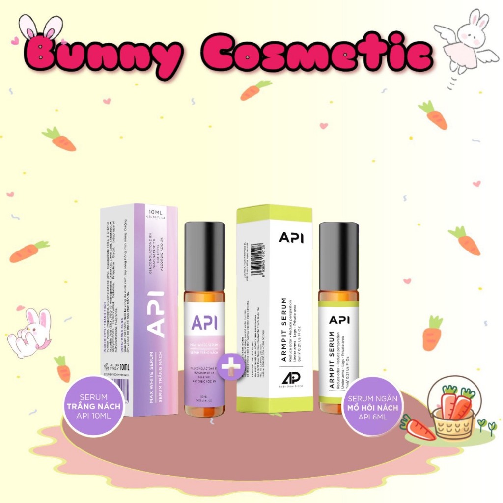 Serum trắng nách & serum khử mùi hôi nách API Mee Natural dạng thanh ...