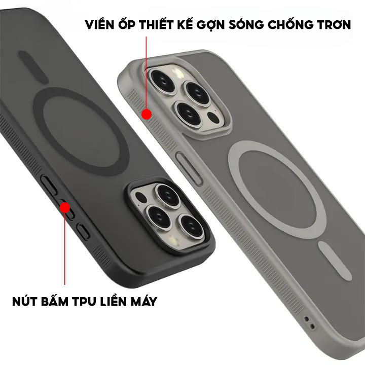 Ảnh Ốp Lưng Nhám Chống Vân - Sạc Không Dây-Viền Chống Trơn Chính Hãng LIKGUS Dùng Cho IP 11-12-13-14-15 3
