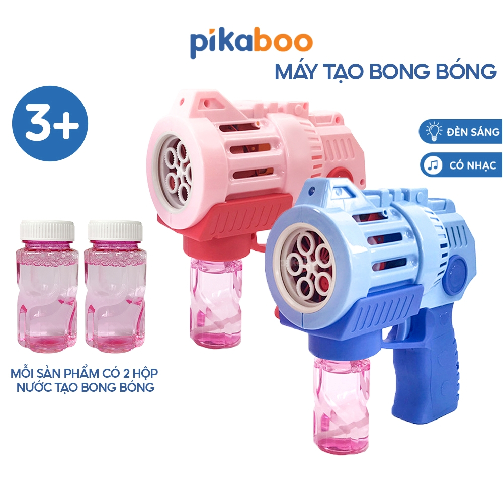 Ảnh Đồ chơi tạo bong bóng và phun nước Pikaboo chất liệu cao cấp an toàn ra nhiều bong bóng đẹp mắt 2
