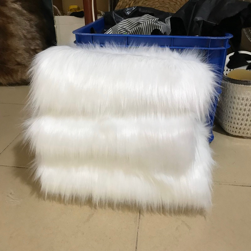 Thảm lông trải bàn trang điểm - Thảm lông trải tủ điện thoại - Thảm lông may quần áo cosplay - Thảm lông làm lân