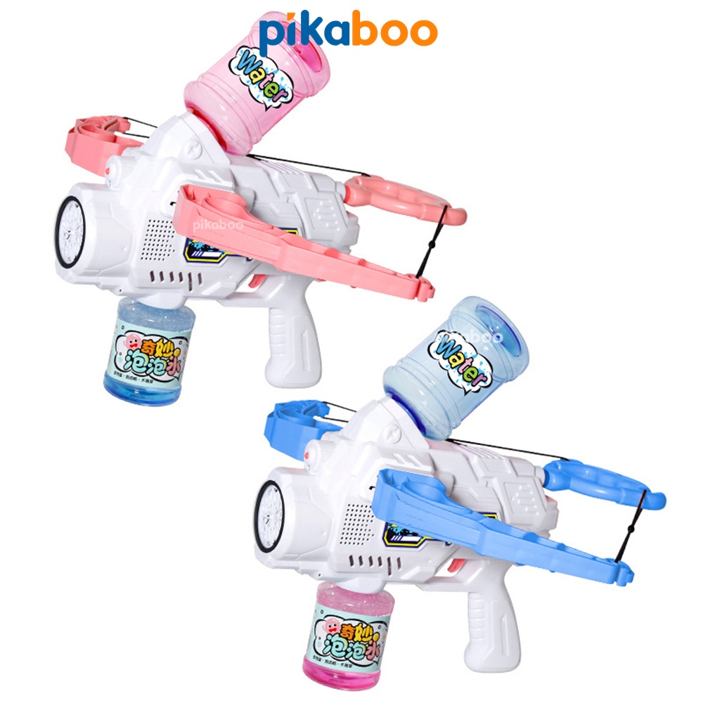 Ảnh Đồ chơi tạo bong bóng và phun nước Pikaboo chất liệu cao cấp an toàn ra nhiều bong bóng đẹp mắt 4