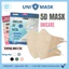 Khẩu trang 5D Uni Mask 3 lớp kháng khuẩn hàng chính hãg côngty