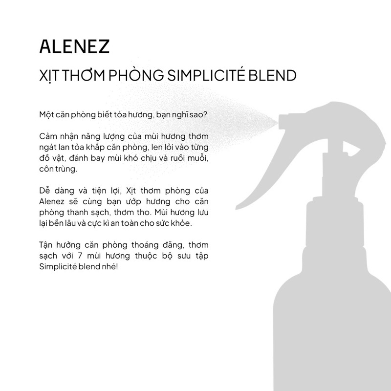 Xịt thơm phòng mùi Thé
