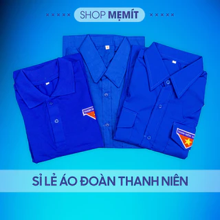 (Tặng huy hiệu Đoàn)Áo Đoàn Thanh niên Việt Nam Form chuẩn loại đẹp