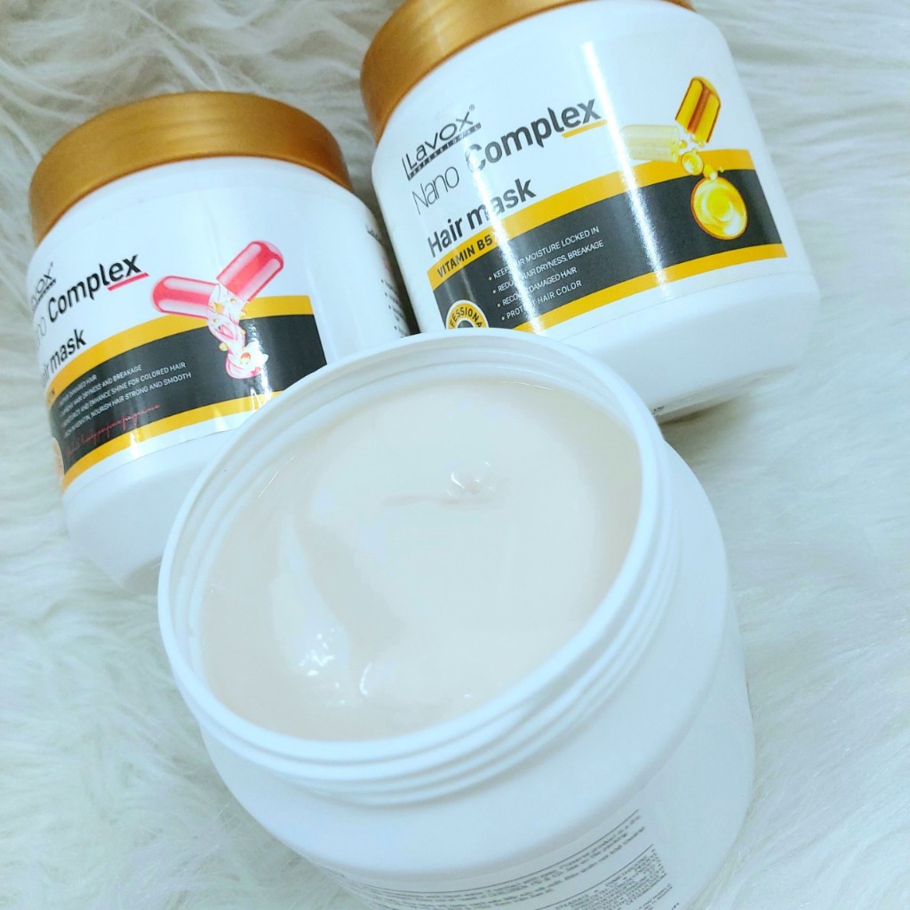Hấp Dầu - Ủ Tóc Lavox Nano Complex Siêu Mềm Mượt Bóng Mịn 500ml & 1000ml
