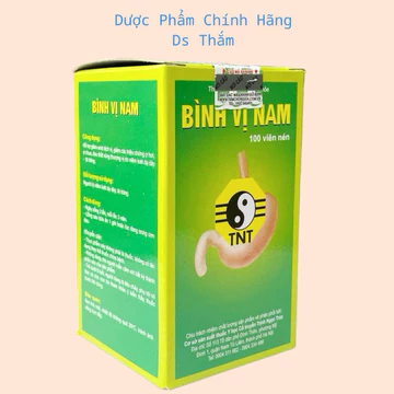 Bình Vị Nam TNT - Viên uống hỗ trợ viêm loét dạ dày, tá tràng, giảm ợ hơi ợ chua ( lọ 100 viên )