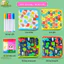 Sách Vẽ Tô Màu Xóa Được Chất Liệu Vải Bảng Màu Graffiti Phát SángTặng Kèm12 Bút Đồ Chơi Montessori BỐ KHỦNG LONG