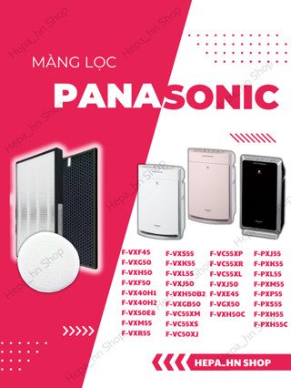 Màng lọc không khí Panasonic F-VXG50, VXF45, VXF50, VC55XP, VXE45, VC55XL.  Lõi lọc Panasonic giá rẻ | Shopee Việt Nam