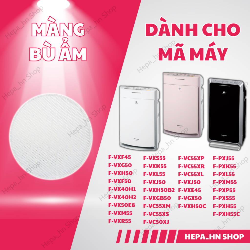 Màng lọc không khí Panasonic F-VXG50, VXF45, VXF50, VC55XP, VXE45, VC55XL.  Lõi lọc Panasonic giá rẻ | Shopee Việt Nam