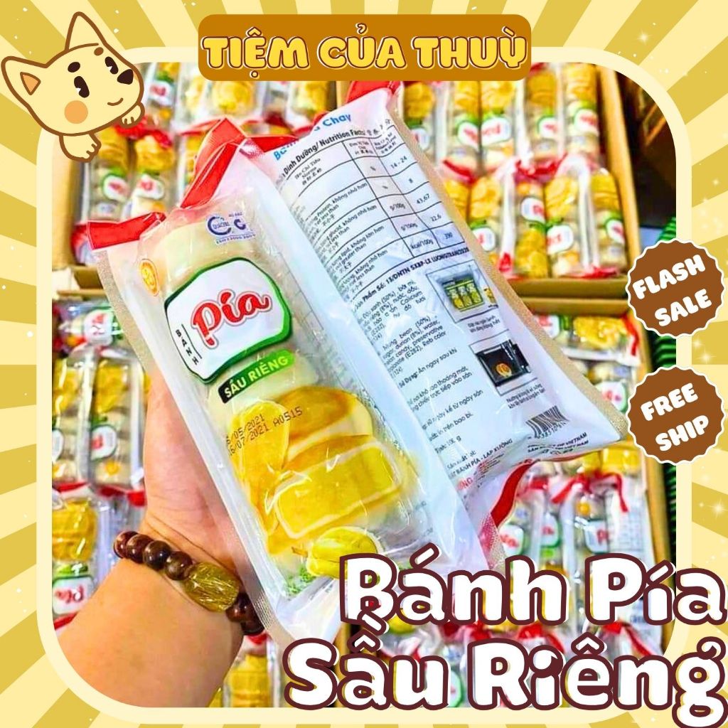Bánh Pía Sầu Riêng Mini Lương Trần Gói 100G (5 chiếc) | Shopee Việt Nam