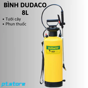 BÌNH TƯỚI CÂY, LÀM VƯỜN, PHUN HÓA PHẨM DUDACO - 8LÍT