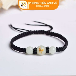 Vòng tết chỉ tuổi dậu - vòng tay 12 con giáp có khai quang điểm nhãn - Phong Thủy Anh Vũ