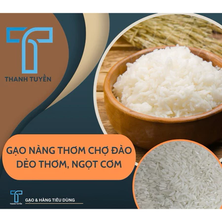Gạo Nàng Thơm Chợ Đào Bao 5Kg