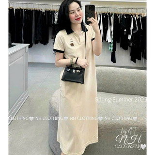 VÁY BẦU CỔ POLO 2 MẦU SIÊU XINH { Freeship }
