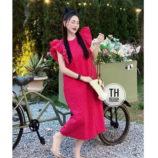VÁY BẦU KẺ HỒNG CÁNH TIÊN DÁNG XUÔNG { Freeship }
